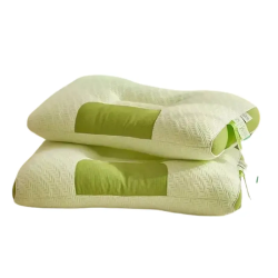 Oreiller en coton, oreiller de sommeil de type spa, massage cervical