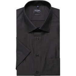 OLYMP Luxor Modern Fit Hemd silbergrau, Einfarbig