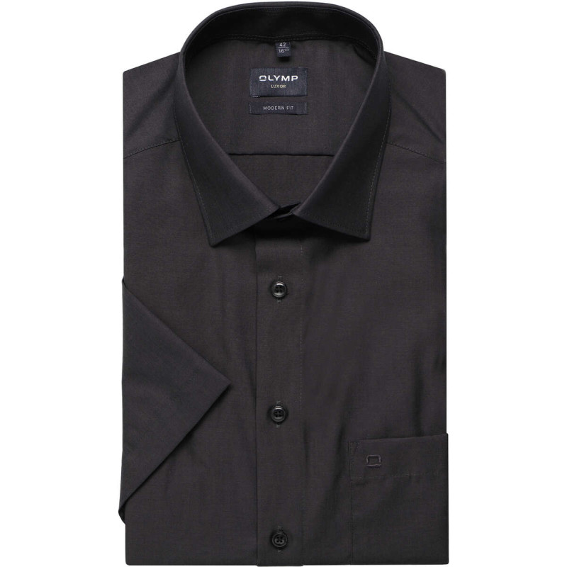 OLYMP Luxor Modern Fit Hemd silbergrau, Einfarbig