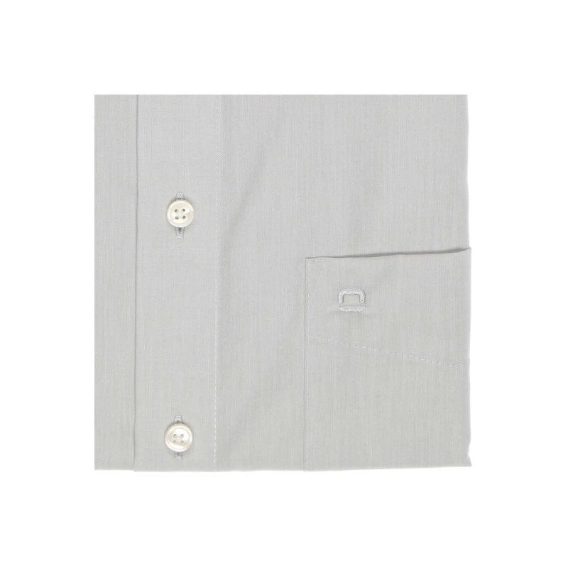 OLYMP Luxor Modern Fit Hemd silbergrau, Einfarbig