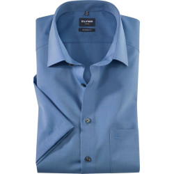 OLYMP Luxor Modern Fit Hemd silbergrau, Einfarbig